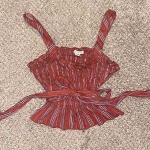 AE Tie crop top